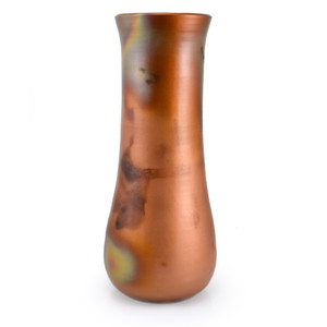 Copper Patina Oversized Decorative Art Vase